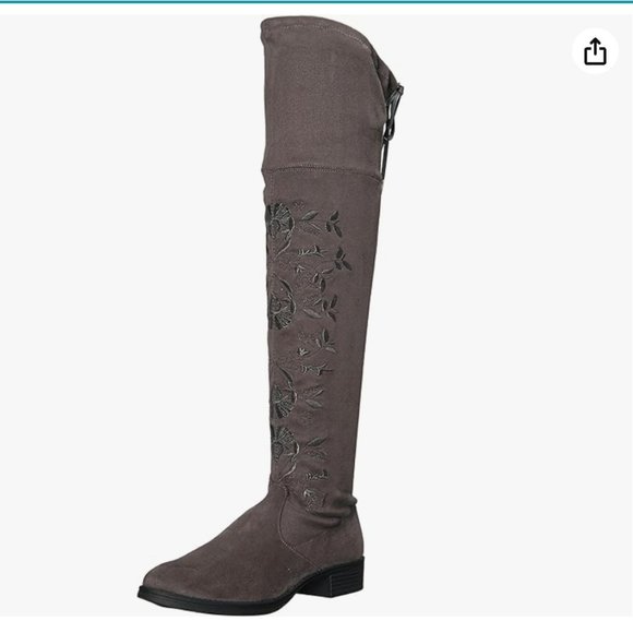 NWOT Sam Edelman Circus Princeton Embroidered Thigh Boots Size 8 - Picture 7 of 9
